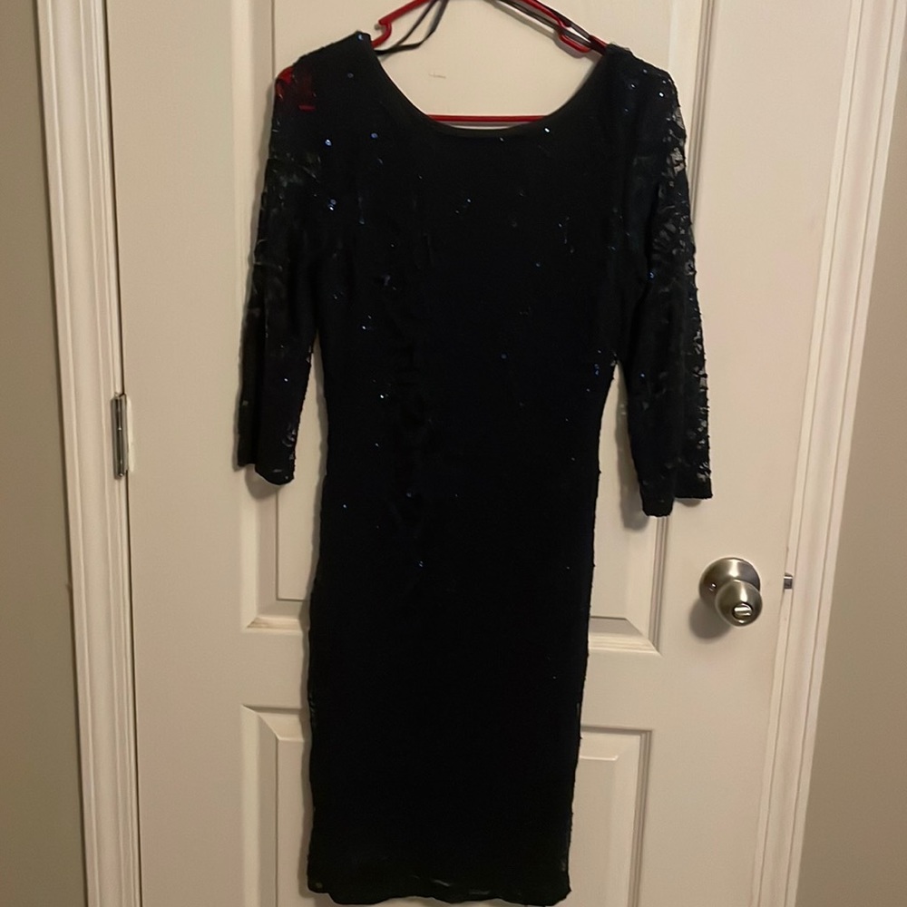 Sparkling navy dress